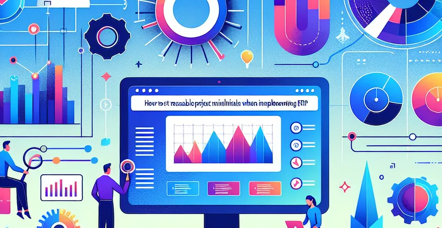  实施ERP时如何制定合理的项目里程碑？